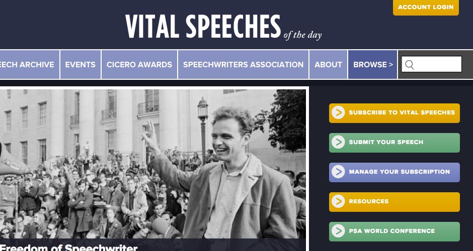 Vital Speeches of the Day